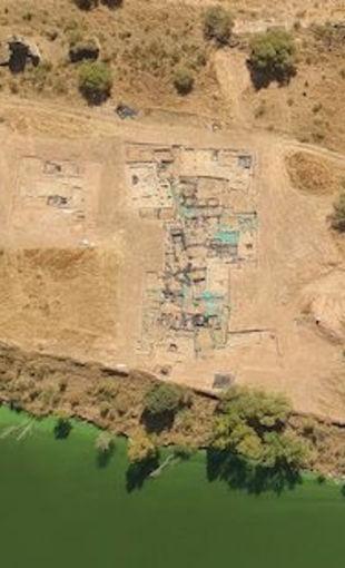 Vue aérienne du site d’Albalat (© Mission Albalat, 2018)