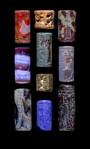 Sélection de sceaux-cylindres du Proche-Orient ancien
